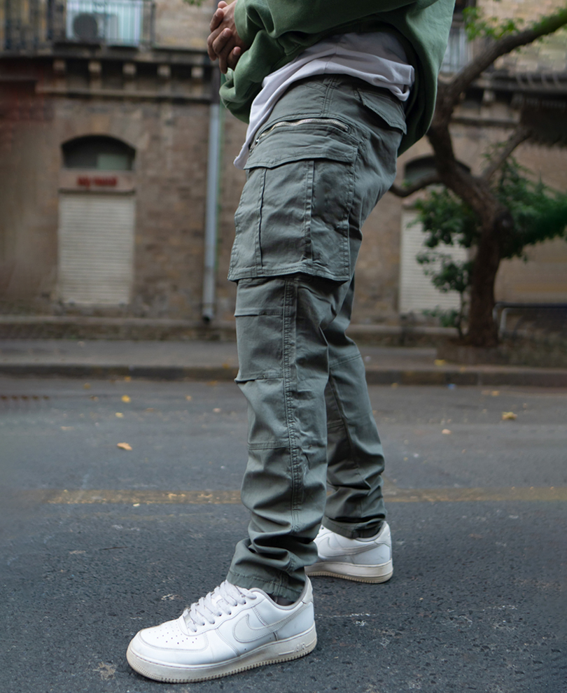 olive-regular-fit-cargo-pant