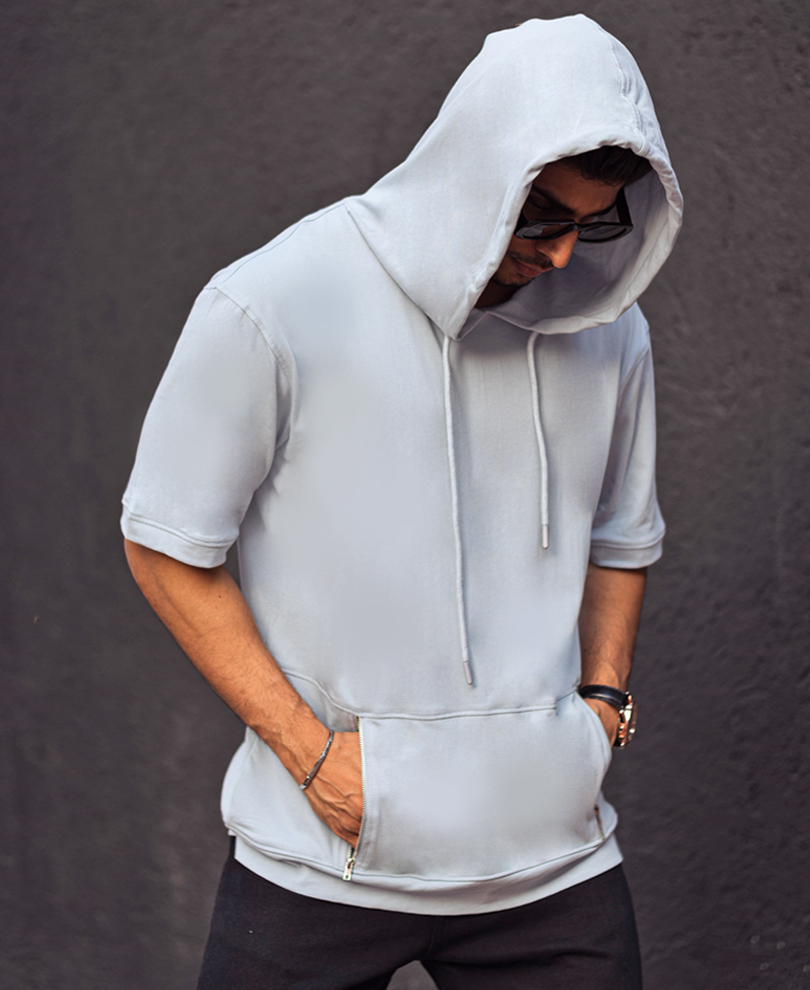 grey-hoodie-oversized-half-sleeves-t-shirt