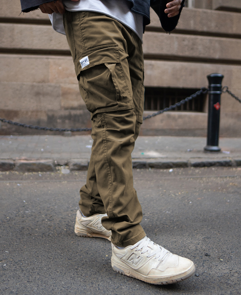 olive-regular-fit-cotton-cargo-pant