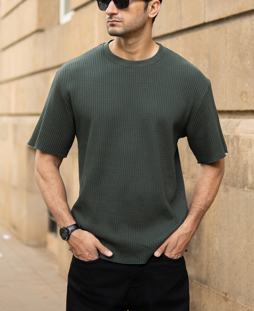 olive-structured-t-shirt